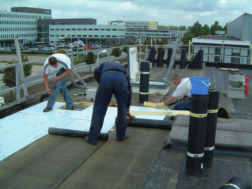 Het bouwproces en de dakenmarkt in Nederland Opbouw dakconstructie, functies en begrippen Dakbedekkingsmaterialen, bitumen en kunststof dakbanen Praktijkdemonstraties uitvoering dakopbouw Begrippen