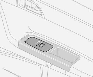 02 Instrumenten, schakelaars en bediening Elektrisch bedienbare ruiten Passagiersplaats 02