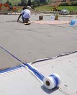 Waterdicht maken van dekvloeren met en Mapeband voldoet aan de eisen gesteld door EN 1504-9 ("Producten en systemen voor de bescherming en reparatie van betonnen constructies - Definities, eisen,