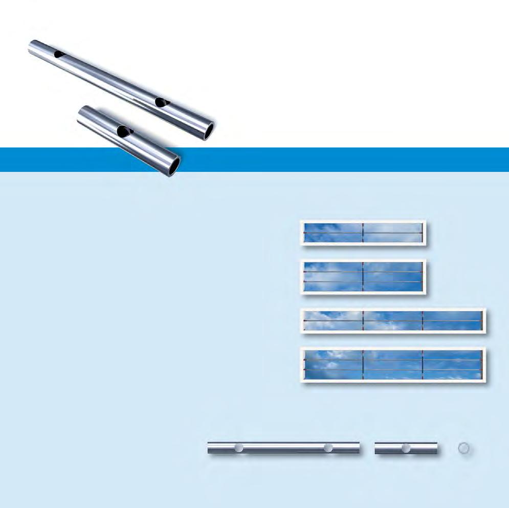 SecuBar rvs connect VERBINDINGS-spijl verbindings-spijlen voor ramen, zijlichten van 1000-3000mm max.