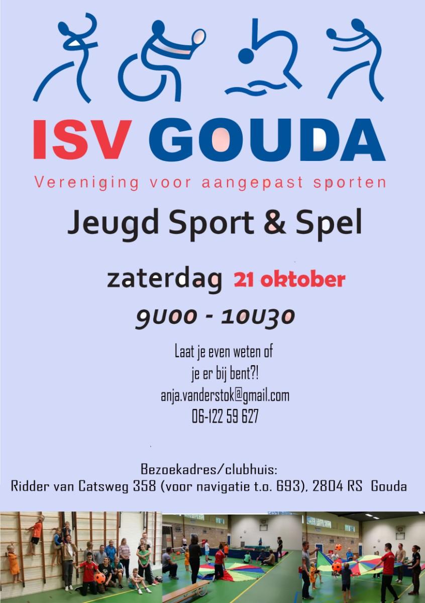 - 8 - Van het actiecomité Goedemiddag, Bij deze willen we alle jeugdzwemmers (en jeugd die op de wachtlijst staat) van ISV graag uitnodigen voor een 4e editie van ISV Sport & Spel.