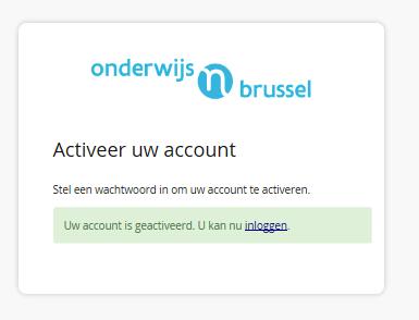 3. De eerste keer: uw login activeren U kreeg een activatiemail voor het e-loket of zal dat krijgen.