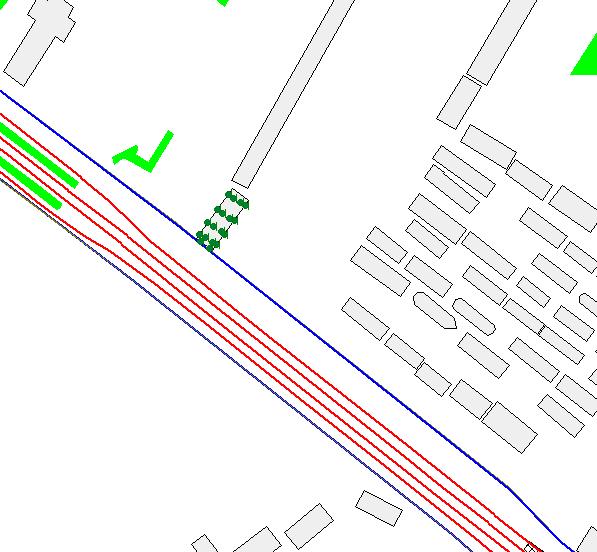 volgende figuur is de locatie gegeven van de woonboot, situatie 2020/2030 Beoordeelde woonboot