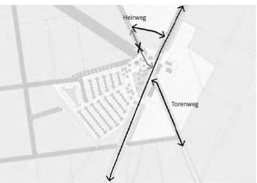 Er wordt voorgesteld de aansluiting van de Heirweg op de N370 in noordelijke richting te verschuiven. Deze weg wordt gerealiseerd op gronden die momenteel in eigendom zijn van PC Sint-Amandus.
