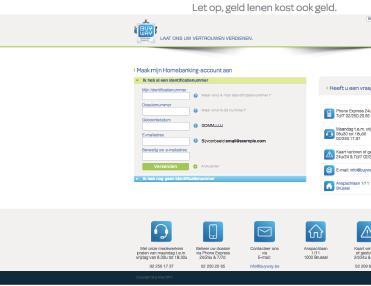 MIJN BUY WAY HOMEBANKING Nog niet ingeschreven voor de Buy Way Homebanking?