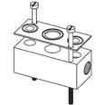 Elektropneumatische schuifventielen Spoelen en stekkers 20293 Basisplaat Basisplaat - voor ventielen serie 125 22mm spoel - voor ventielen serie 120, 125 en 128 A502600018 12V DC 6.