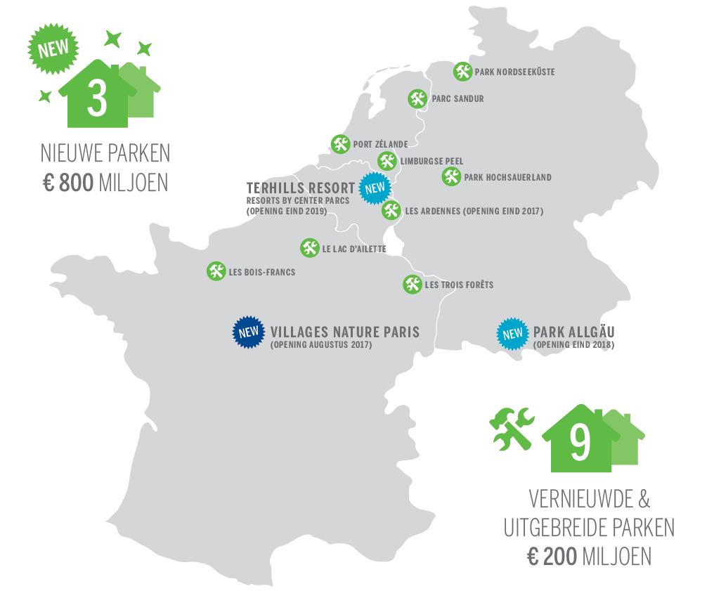 CENTER PARCS ZET DE NIEUWE STANDAARD Met