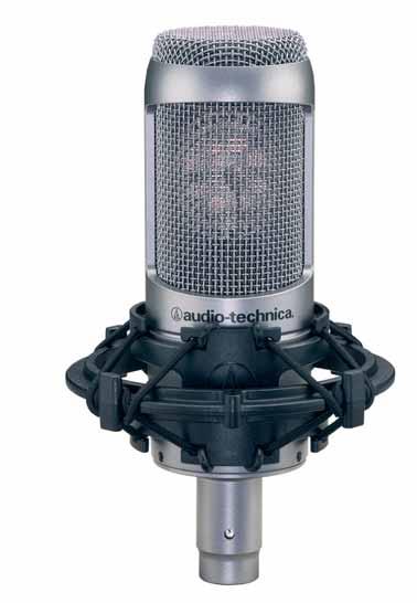 serie 30 studio microfoons ( PC 343-MC 210 ) De nieuwe AT3060 buizen microfoon biedt u het gemak van een eenvoudige en snelle opstelling, omdat alleen gebruik gemaakt wordt van 48V fantoom voeding u