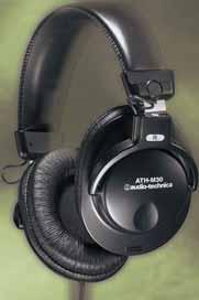 ATH-M50 130,00 Professionele studio monitor hoofdtelefoon De ATH-M50 professionele studio monitor hoofdtelefoon voorziet in een exceptioneel accurate response gecombineerd met uitstekend draag en