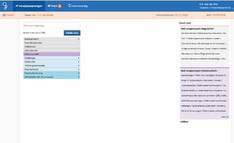 B A Je kan op twee manieren een diagnostiekaanvraag starten: A.