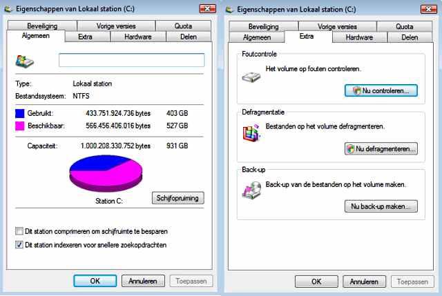 5. ONDERHOUDEN: MET BEHULP VAN SCHIJFOPRUIMING EN DEFRAGMENTATIE Op een computer bevinden zich ook mappen die gebruikt zijn geweest tijdens het installeren van updates of programma s.