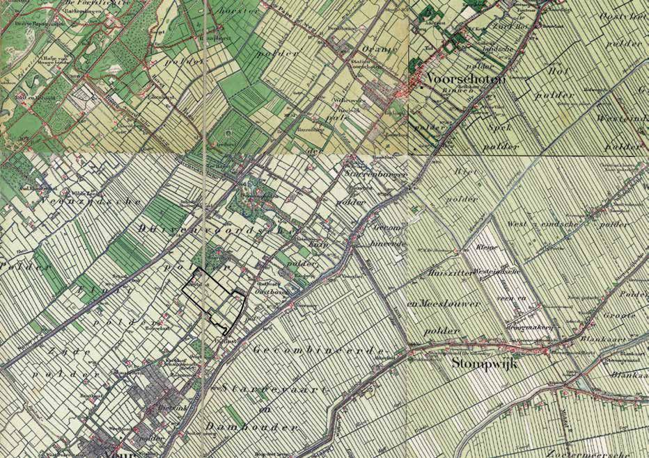 van der Noordaa Dagbehandeling Historische reeks Schakenbosch Topografische kaart 1900 Topografische kaart 1960