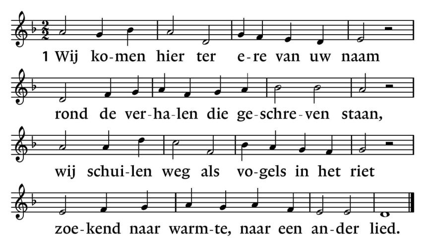 Kyriëgebed We zingen: Heer ontferm U over ons Christus ontferm U over ons Heer ontferm U over ons Glorialied 274 Ontferm u God, kyrie eleison, wees ons nabij, kijk speurend naar ons om, kom met uw