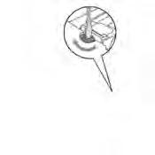 Gebruik een schroevendraaier met platte kop of een muntstuk en draai de schroef een kwartdraai naar links (tegen de wijzers van de klok in). 2.