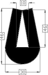 2014015/70 4 x 22 mm 20 meter TPE PAKKING T.B.V.