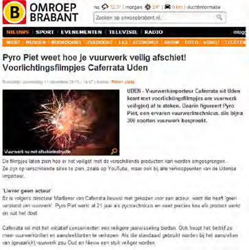 wanneer men niet op een juiste manier omgaat met vuurwerk.