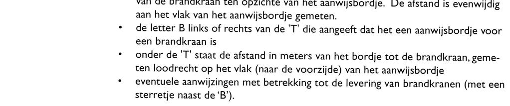 Bijlage 5 Aanwijsbordje brandkranen In het boek voor