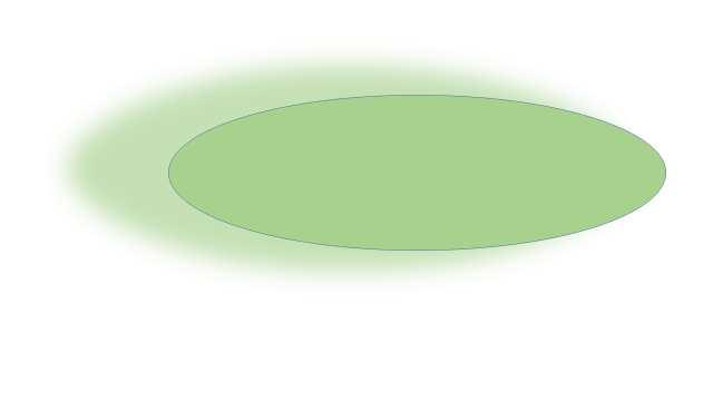 Figuur 1: Voorbeeld van verspreidingsgebied. Er is geen scherpe begrenzing aan ondergrens in zone groen* van het verspreidingsgebied (blauw= bron).