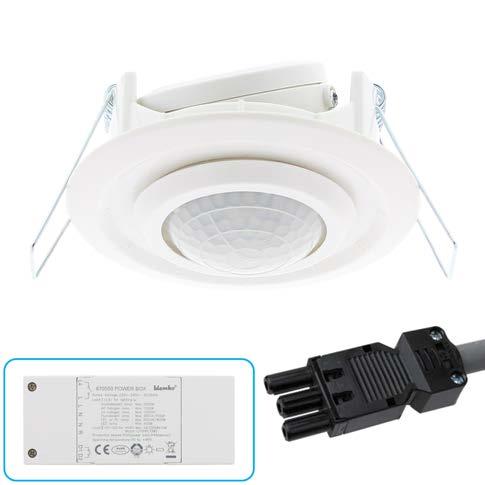 sensoren - Stekkerbare detectoren Aanwezigheiddetector Plafond Deze plafond passief infra rood inbouwdetector is eenvoudig in te bouwen in praktisch elk verlaagd en systeemplafond.