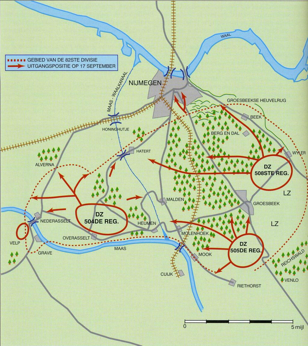 3: De landingszones bij Nijmegen 102 103 CLARK