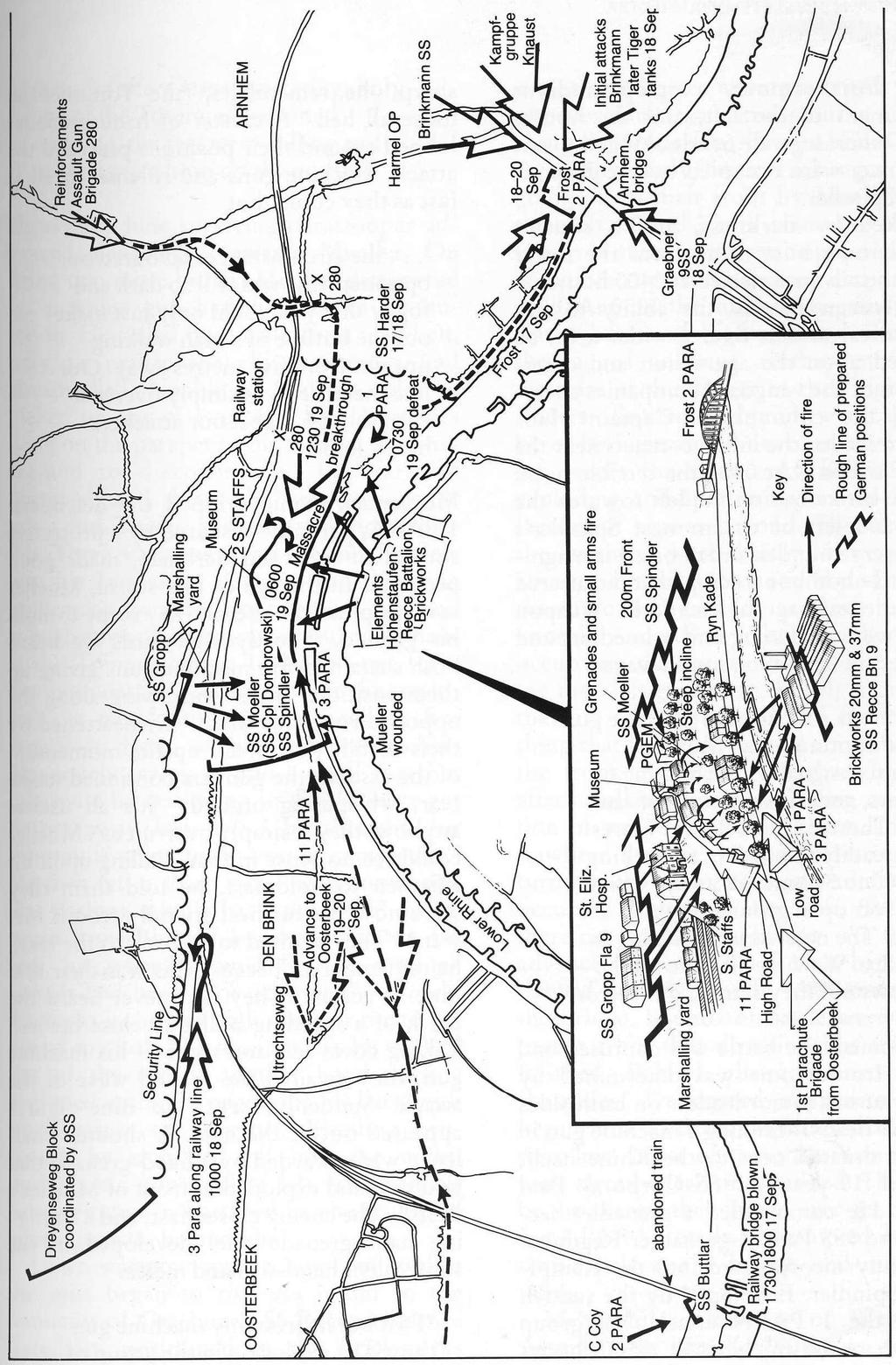Bijlage A. Kaarten 183 Figuur A.7: De Duitse posities rond Arnhem 107 107 KERSHAW (R.J.).