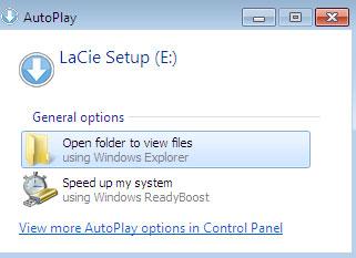 STAP 2 - LACIE SETUP ASSISTANT STARTEN De LaCie Setup Assistant moet worden gestart voordat u uw drive gebruikt.