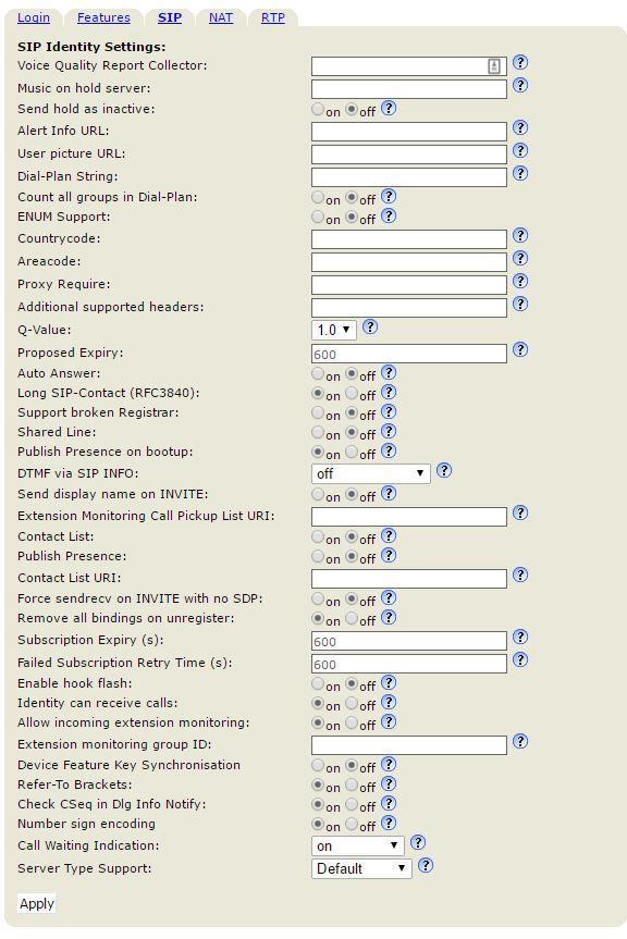 pagina 4 van 9 Wij adviseren de volgende instellingen voor