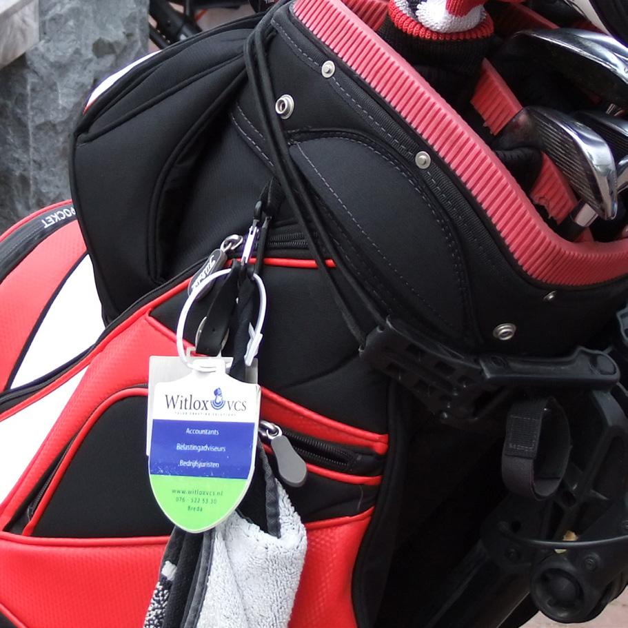 C04 Bagtags Elk lid van Princenbosch heeft een bagtag aan zijn golftas als bewijs van zijn lidmaatschap.