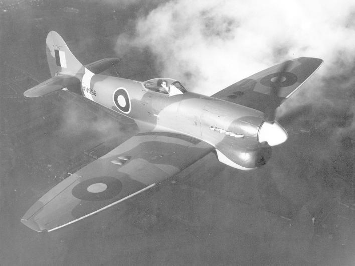 De Tempest was de snelste jager van de Engelse luchtmacht.