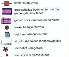 figuur 11: woningbouwprogrammatie bron: gemeentelijk ruimtelijk structuurplan Mechelen, kaart 43 Het gebied tussen de