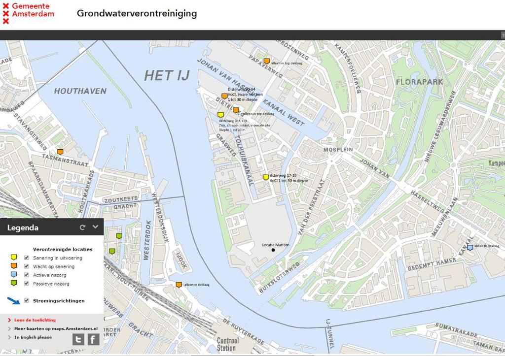 Opdracht 1403579 Plaats Amsterdam Project Maritim hotel en Kavel 5-37 - naar verwachting met een beperkt debiet. Deze infiltratiedrain is niet meegenomen in de berekeningen van de effecten. 7.