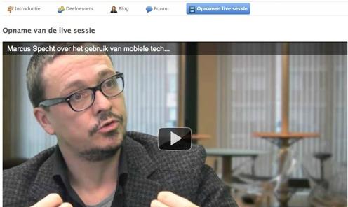 Online masterclass Forum (vragen vooraf stellen, en na afloop) Interview expert over specifiek