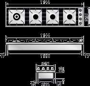 130,00 OPTIONAL: BORETTI TECHNIEK TECHNISCHE LIJNTEKENINGEN KOOKPLATEN GKF 940 GAS AANSLUITING RECHTS ACHTER 490 BRUCIATORE DUAL 4,5 KW + 107,00 350 860 GAMMA COLORI 480 CON BRUCIATORE DUAL 4,5KW +