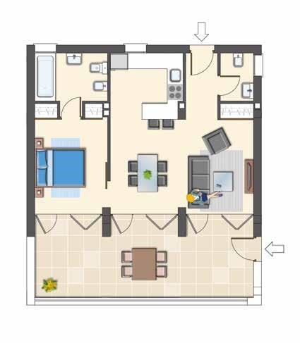 MODELO G PLANTA BAJA SUPERFICIES CONSTRUIDAS Vivienda.