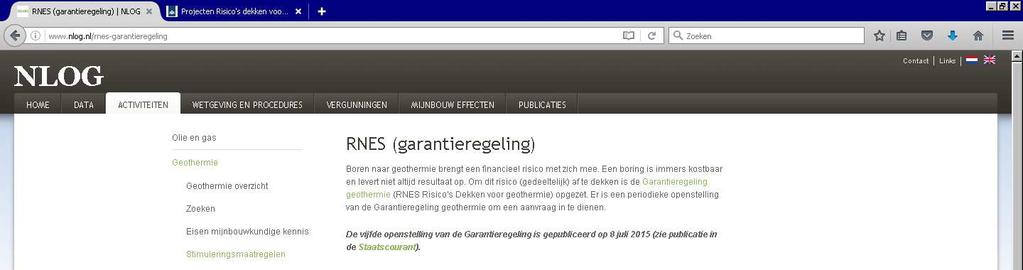 NLOG/TNO - NL Olie- en Gasportaal http://www.nlog.