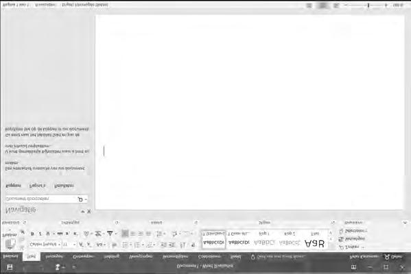 Handboek Word 2016 Afbeelding 1.14 Uw eerste kennismaking met Word 2016. Navigatievenster In afbeelding 1.