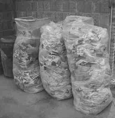Containerforfaits 2014 Zakken : plastic folie ( 200 liter)
