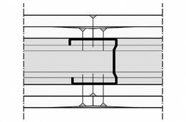 Scheidingswanden met brandclassificatie EI 60 volgens EN 13501-2:2007+A1:2016 - Technisch Advies 2015-A-067C Metal Stud scheidingswand dubbele beplating Gyproc A 12,5 mm Wandtypes Maximale hoogte* I