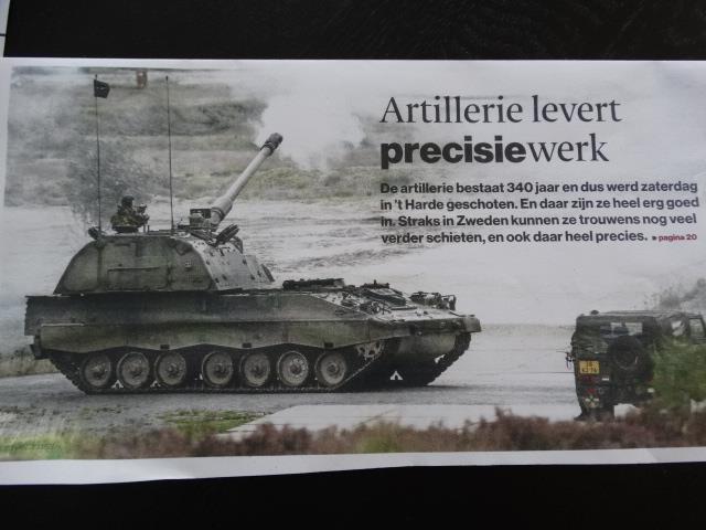 Veel aandacht van de Pers. Berichten in De Stentor Een frisse blik op de Veldartillerie!