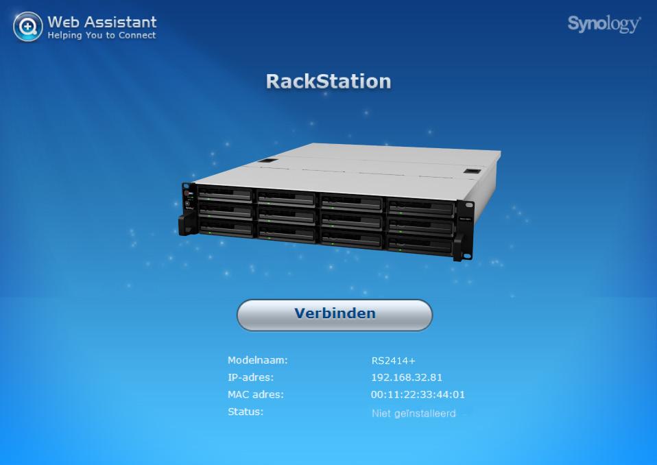 Hoofdstuk DSM installeren op RackStation Hoofdstuk 3: 3 Na voltooiing van de instelling van de hardware installeert u DiskStation Manager (DSM) een browsergebaseerd besturingssysteem dat speciaal is