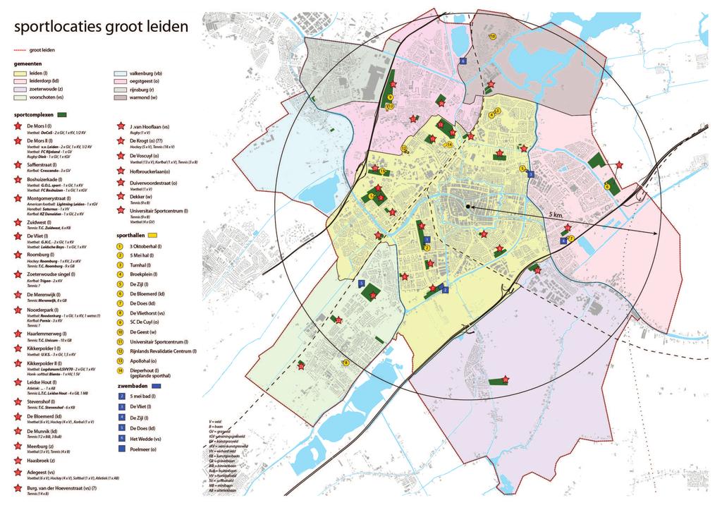 Bijlage 2 Kaart van de regio met de grotere