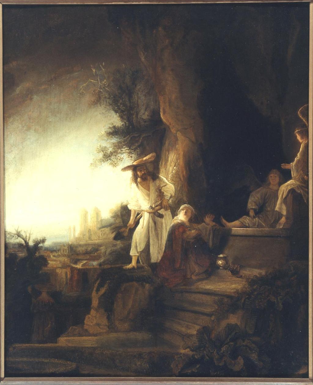 In 1638 schilderde Rembrandt voor het eerst de verschijning van Christus aan Maria Magdalena.