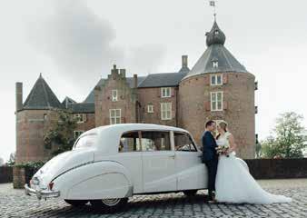 Bruidsreportage U kunt op uw huwelijksdag een fotoreportage laten maken met het kasteel als romantisch decor.