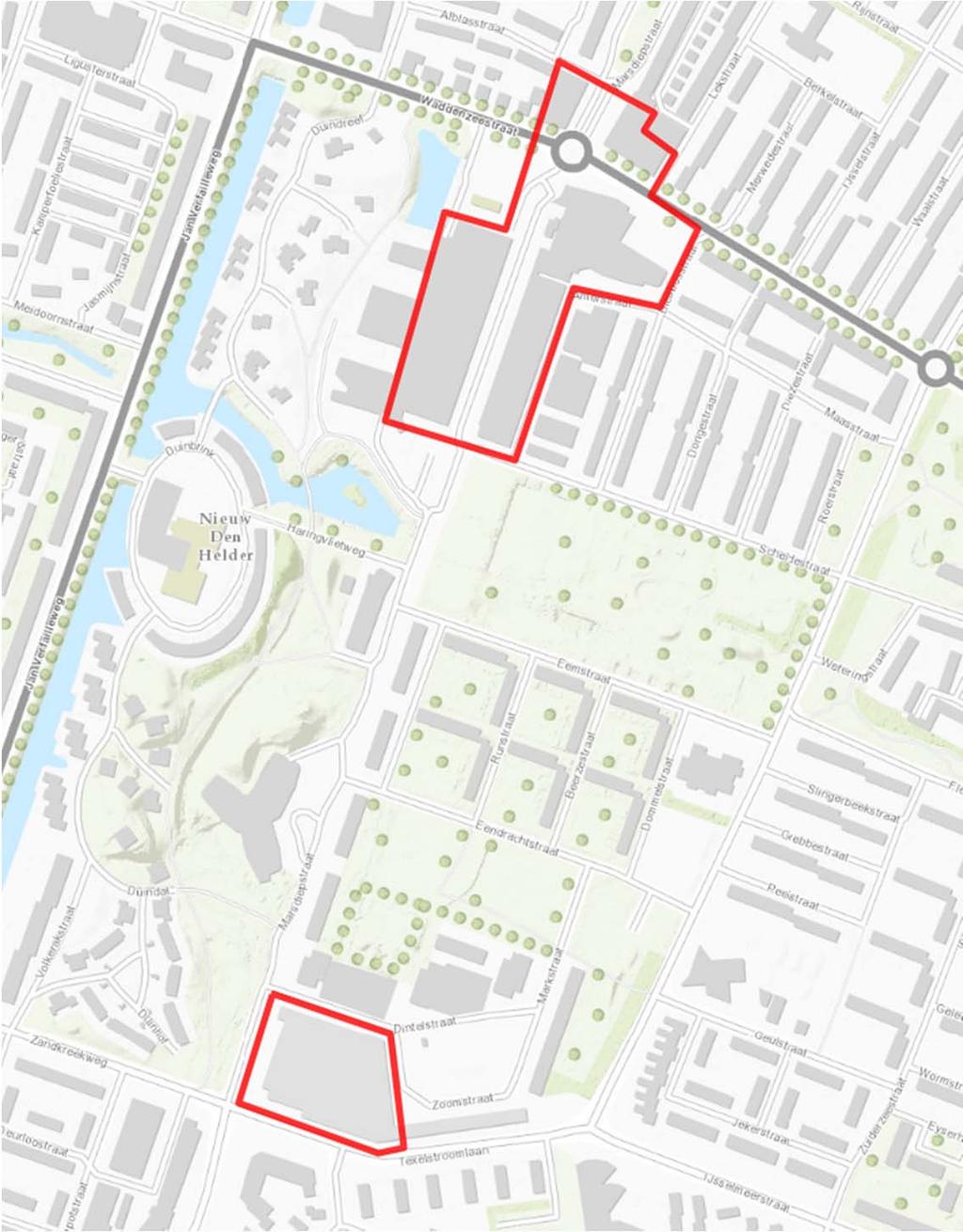 d. Bijlage II, c zonering wijkcentra Nieuw Den Helder Figuur 2