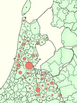 15 Ondanks de hoge bevolkingsdichtheid ligt de gemeente Den Helder in een relatief dunbevolkte regio. Gezien het relatief gering inwoneraantal (<60.000) en het benodigde draagvlak (90.