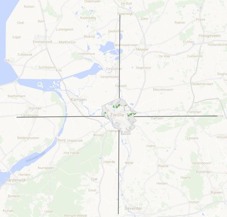 Overview 2016-2017 2 de ring / omliggende regio s De Weerribben Zuidwest Drenthe Reest &