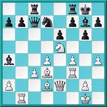 Zwart er voor zorgen veld d5 zo vaak mogelijk te bestrijken. 14.Le3 Pbd5 15.De2 Da5 Een aanval op de damevleugel, welke echter niets oplevert en eerder de witte stelling versterkt. 16.