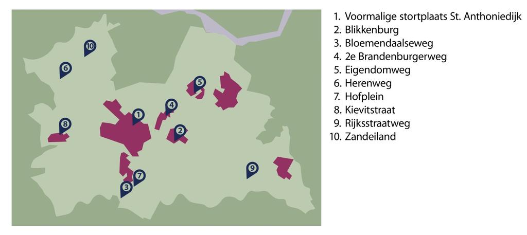 Zandeiland in Vinkeveen. Op deze locatie is in gebruik geweest als werkeiland voor een baggermaatschappij. Hierbij zouden bodembedreigende activiteiten hebben plaatsgevonden.