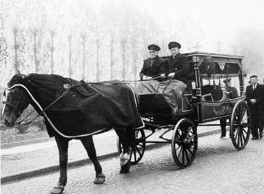 De begrafenis van Alfons De Weggheleire, wonende op de