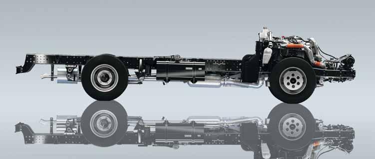 Tot slot kan de nieuwe Canter ook als optie worden uitgerust met een 24-volt boordnet, dat gewoonlijk wordt gebruikt voor de aandrijving van hydraulische pompen, koelmotoren of compressoren.